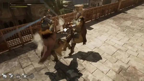 Кадр с взаимодействием персонажа и объекта в The Rise of Jaloliddin