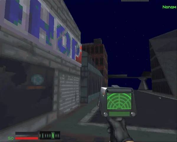 Кадр с взаимодействием персонажа и объекта в The Terminator  Future Shock + SkyNET