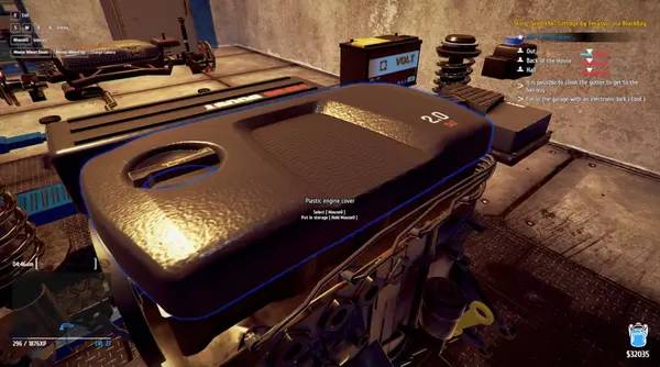 Кадр с взаимодействием персонажа и объекта в Thief Simulator