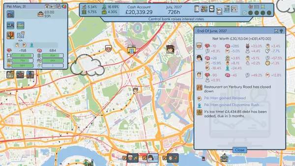 Кадр с взаимодействием персонажа и объекта в This Grand Life 2