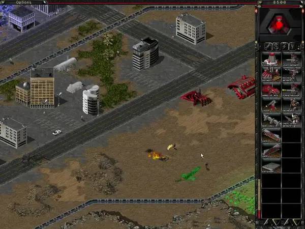 Кадр с взаимодействием персонажа и объекта в Tiberian Sun Factions