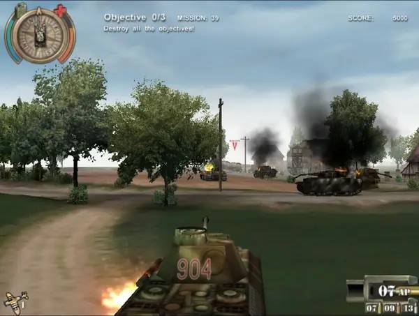 Кадр с взаимодействием персонажа и объекта в Tiger Hunt