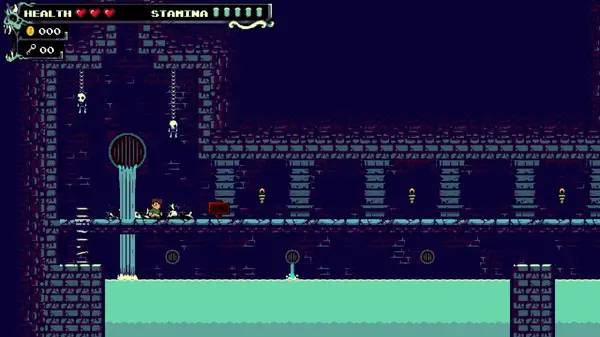 Кадр с взаимодействием персонажа и объекта в Timothy and the Tower of Mu