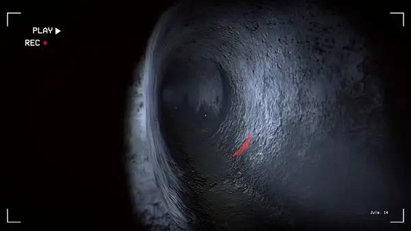 Кадр с взаимодействием персонажа и объекта в Together After Dark