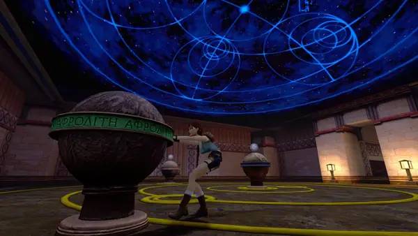 Кадр с взаимодействием персонажа и объекта в Tomb Raider IV-VI Remastered