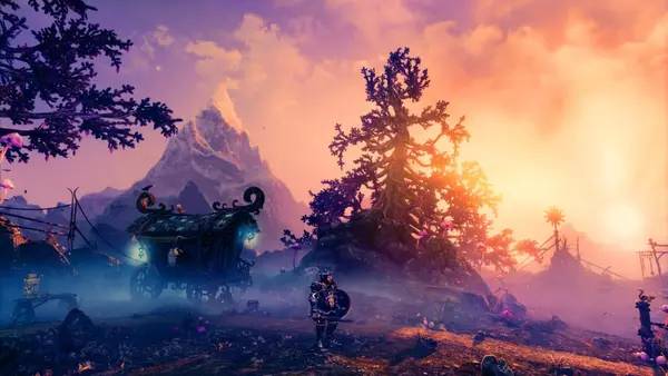 Кадр с взаимодействием персонажа и объекта в Trine 3  The Artifacts of Power