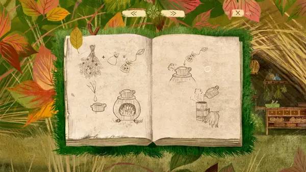 Кадр с взаимодействием персонажа и объекта в Tukoni Forest Keepers