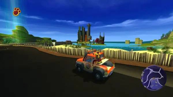 Кадр с взаимодействием персонажа и объекта в TY the Tasmanian Tiger 2