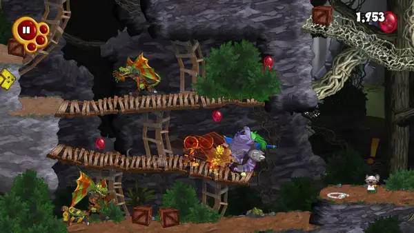Кадр с взаимодействием персонажа и объекта в TY the Tasmanian Tiger 4