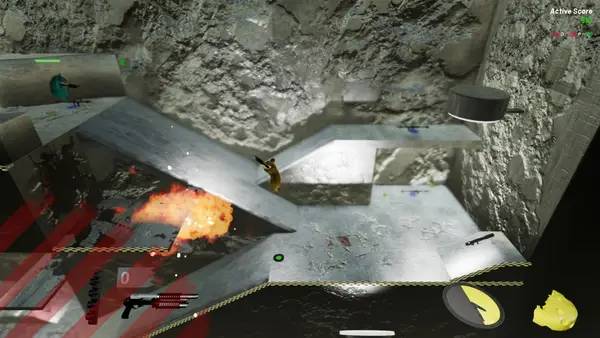 Кадр с взаимодействием персонажа и объекта в Universe 24