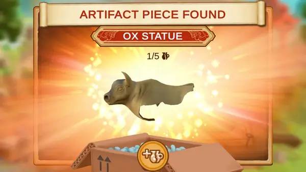 Кадр с взаимодействием персонажа и объекта в Unsung Heroes  The Golden Mask