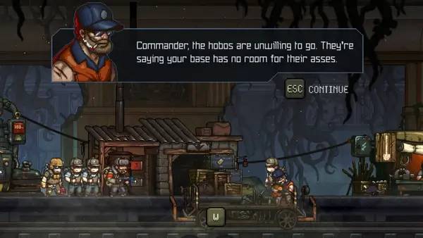 Кадр с взаимодействием персонажа и объекта в Until We Die