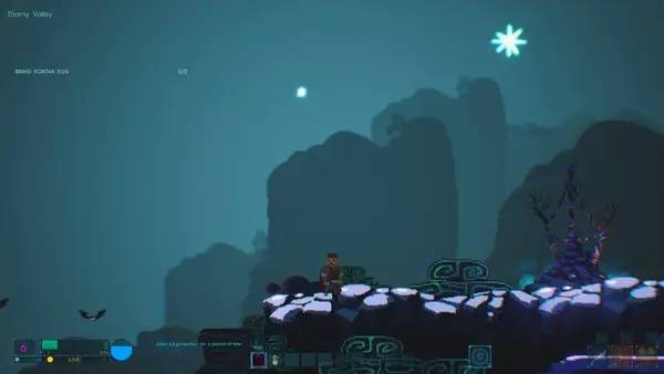 Кадр с взаимодействием персонажа и объекта в URUZ Return of The Er Kishi