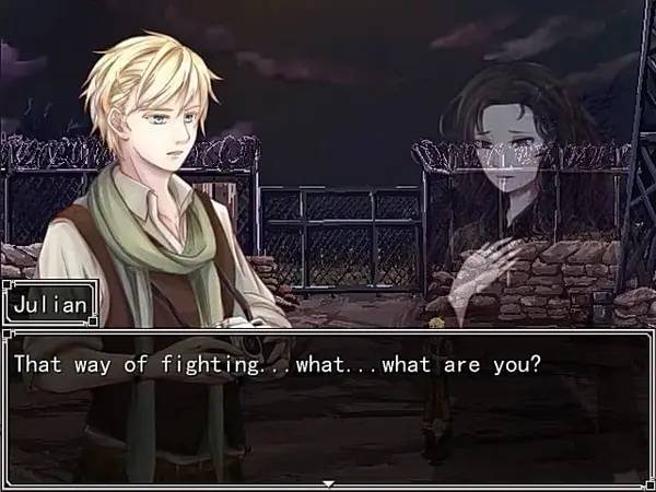 Кадр с взаимодействием персонажа и объекта в Vampire Martina  Bloody Day 2.28