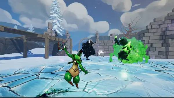 Кадр с взаимодействием персонажа и объекта в Vellum