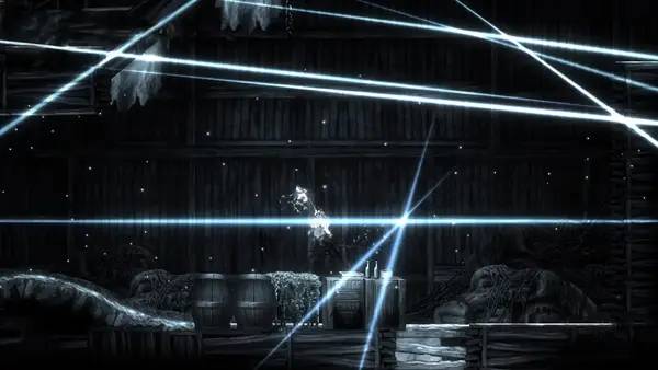 Кадр с взаимодействием персонажа и объекта в Vigil The Longest Night