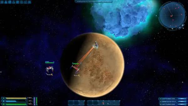 Кадр с взаимодействием персонажа и объекта в VoidExpanse