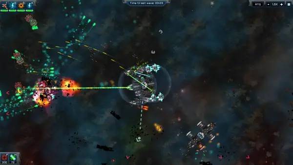 Кадр с взаимодействием персонажа и объекта в Voidship The Long Journey