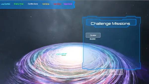 Кадр с взаимодействием персонажа и объекта в Vortex