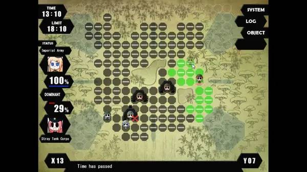 Кадр с взаимодействием персонажа и объекта в War of the Human Tanks