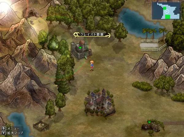 Кадр с взаимодействием персонажа и объекта в Warrior Maiden Lecia and the Lost Fortress