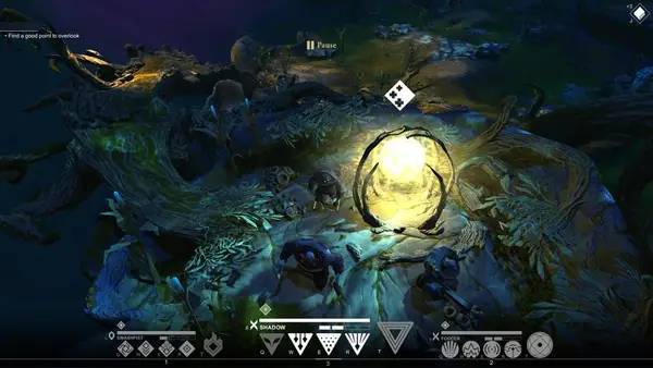 Кадр с взаимодействием персонажа и объекта в We Are The Dwarves