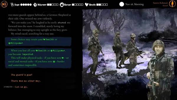 Кадр с взаимодействием персонажа и объекта в Werewolf  The Apocalypse - Purgatory