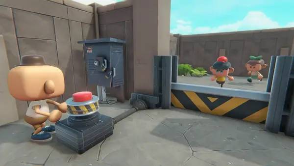 Кадр с взаимодействием персонажа и объекта в Who's Who