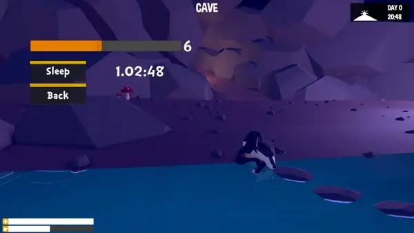 Кадр с взаимодействием персонажа и объекта в Wild Wolf