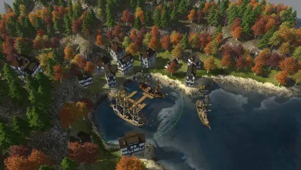 Кадр с взаимодействием персонажа и объекта в Windward Horizon