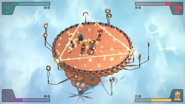 Кадр с взаимодействием персонажа и объекта в Wizards Tourney