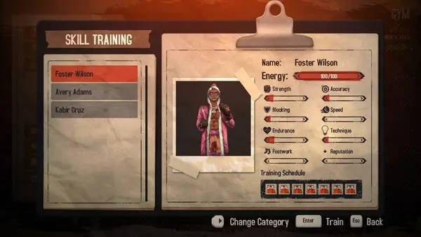 Кадр с взаимодействием персонажа и объекта в World Championship Boxing Manager 2