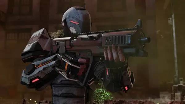 Кадр с взаимодействием персонажа и объекта в XCOM 2  War of the Chosen