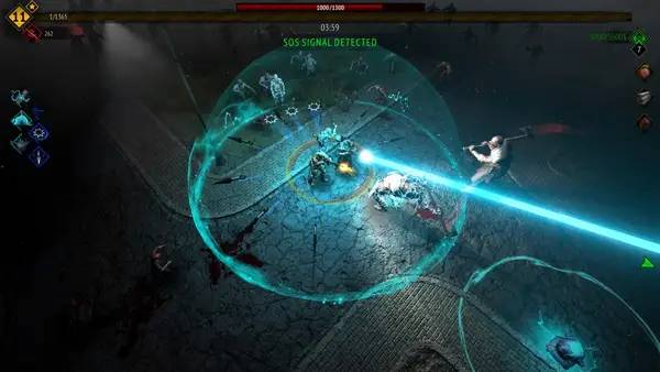 Кадр с взаимодействием персонажа и объекта в Yet Another Zombie Survivors