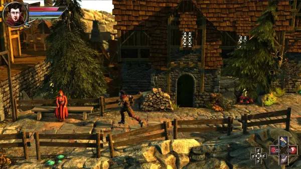 Кадр с взаимодействием персонажа и объекта в Zenith