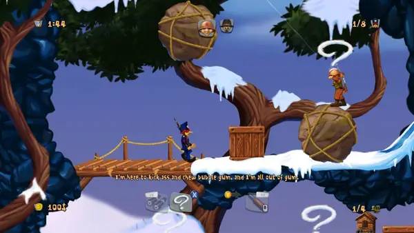 Момент активного игрового действия A-Men 2