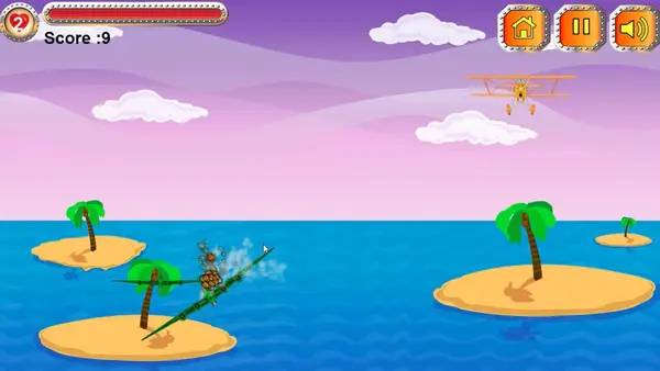 Момент активного игрового действия AA Touch Gun!