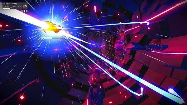 Момент активного игрового действия Aaero