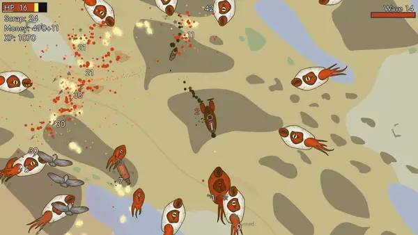 Момент активного игрового действия Airships Lost Flotilla