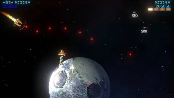 Момент активного игрового действия Alien Space Bastards