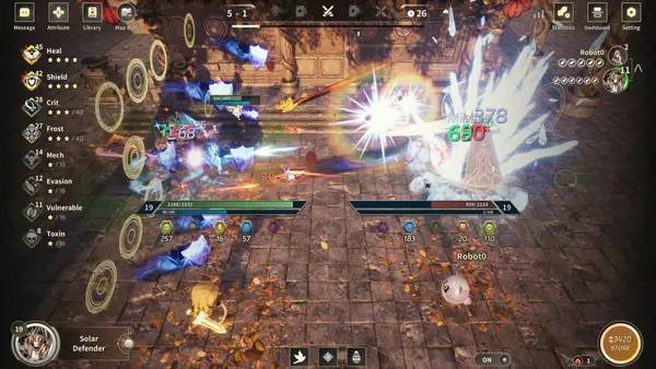 Момент активного игрового действия Alpha League HD