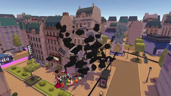 Момент активного игрового действия Anarcute