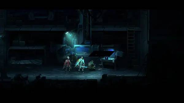 Момент активного игрового действия Anima Flux