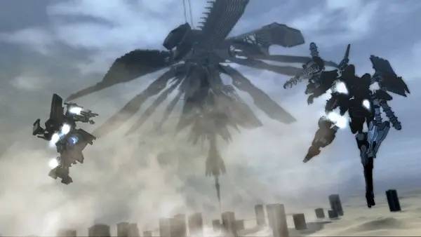 Момент активного игрового действия Armored Core  For Answer