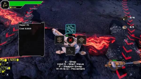 Момент активного игрового действия Armoured Onslaught