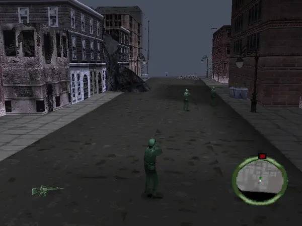 Момент активного игрового действия Army Men - World War - Final Front