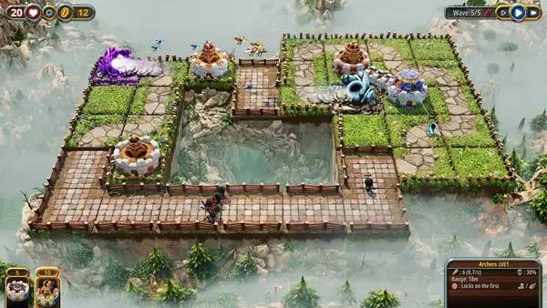 Момент активного игрового действия Artisan TD