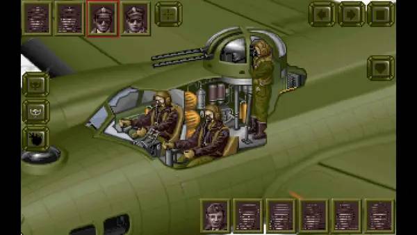 Момент активного игрового действия B-17 Flying Fortress  World War 2 Bombers in Action