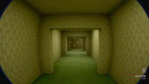 Момент активного игрового действия Backrooms Bodycam