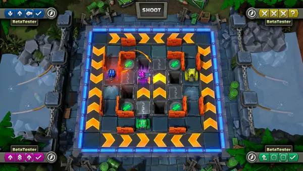 Момент активного игрового действия Battle Bolts